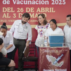 inicia semana nacional de vacunación 2025