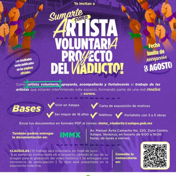 ARTISTA VOLUNTARIA DEL PROYECTO VIADUCTO