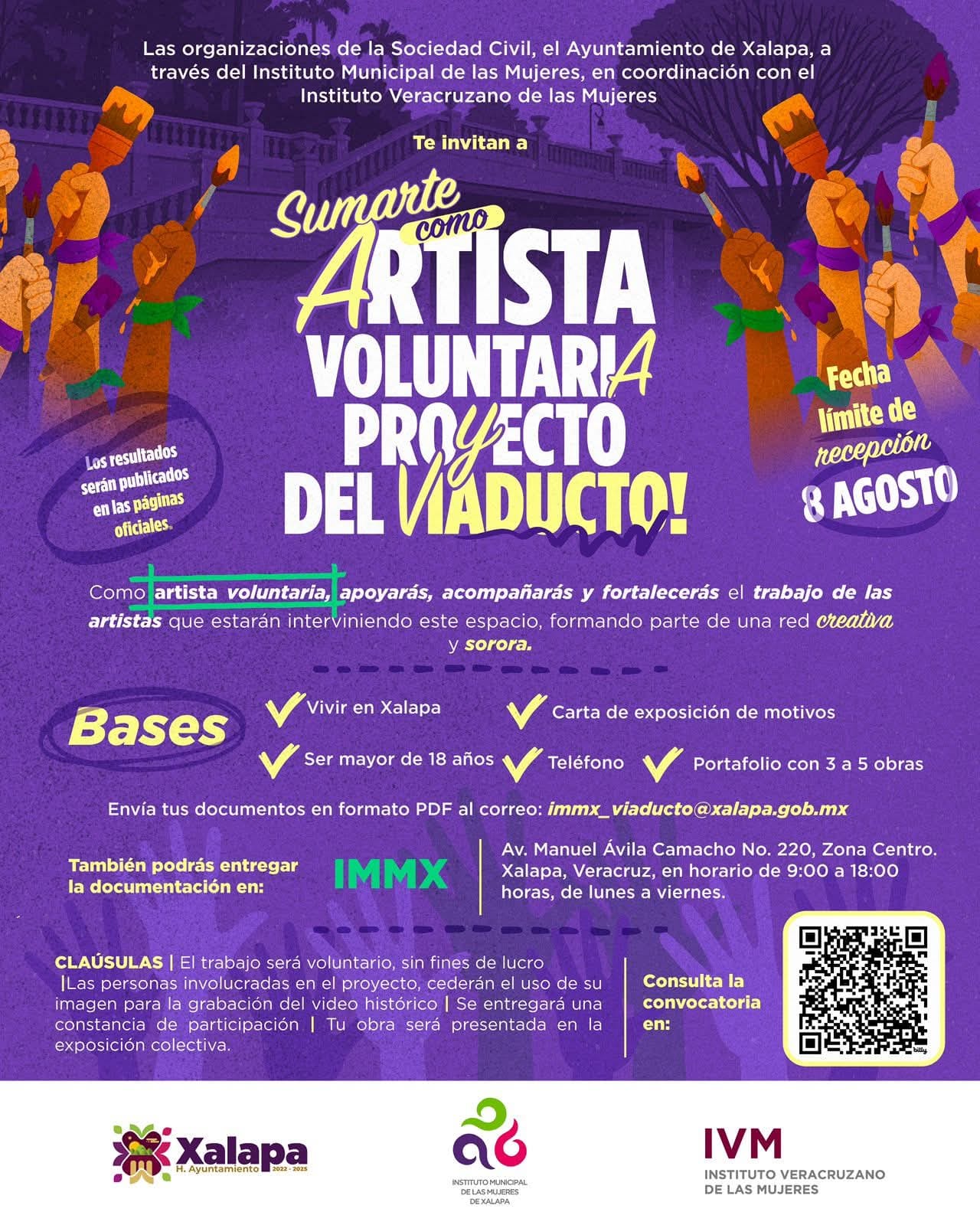 ARTISTA VOLUNTARIA DEL PROYECTO VIADUCTO