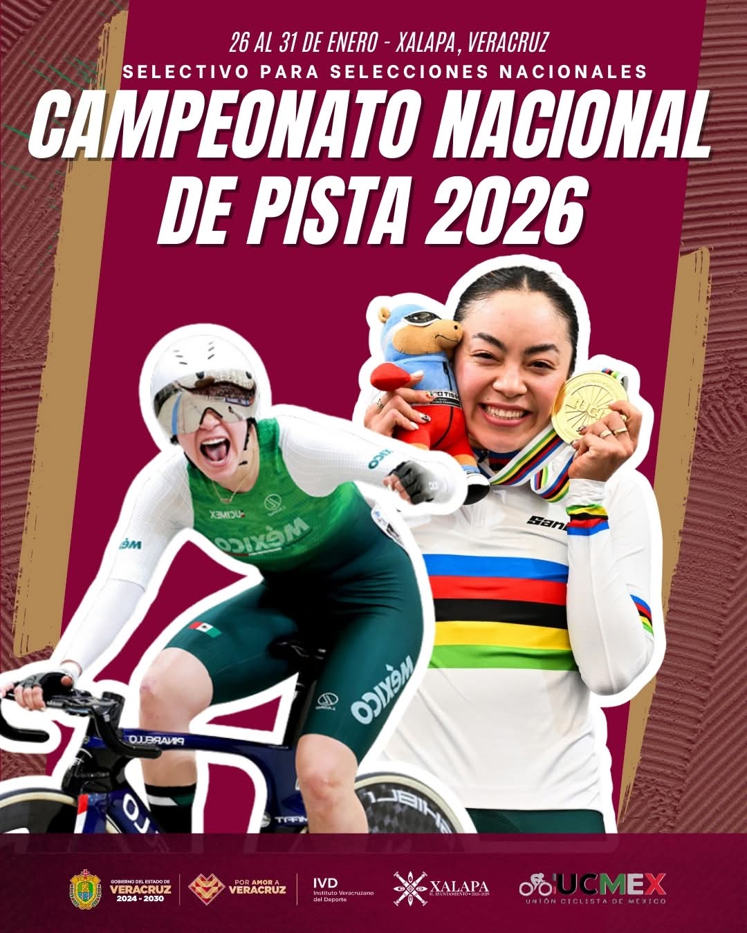 Xalapa, sede del Campeonato Nacional de Pista