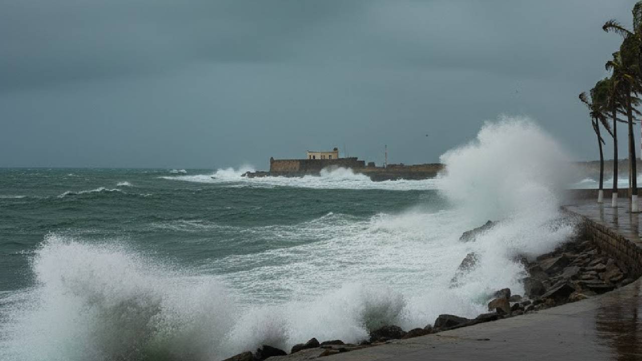 Norte violento impactaría la costa de Veracruz este domingo