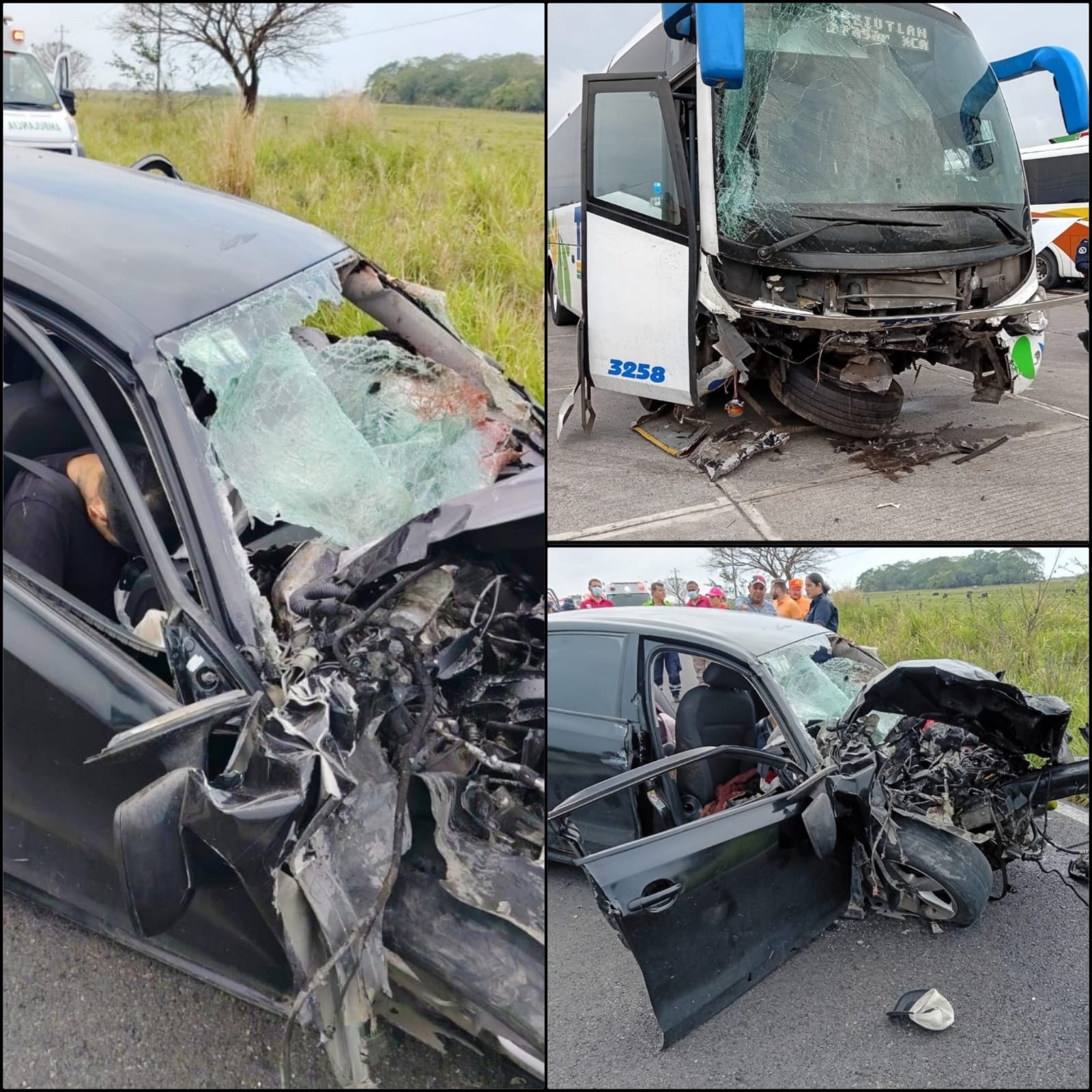 FATAL ACCIDENTE SOBRE LA CARRETERA EN NAUTLA