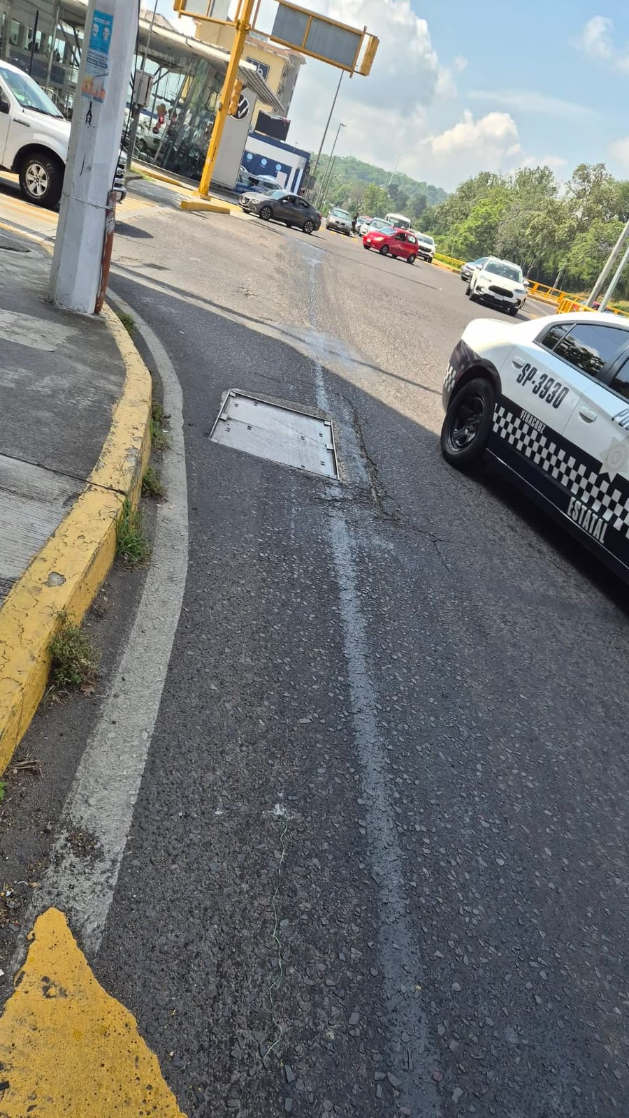 PRECUCION POR DIESESL REGADO SOBRE LAZARO CARDENAS