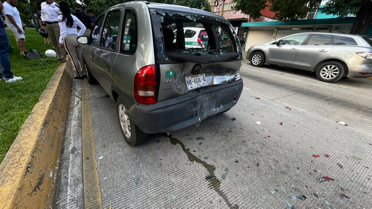 Accidente vial en Ruiz Cortines