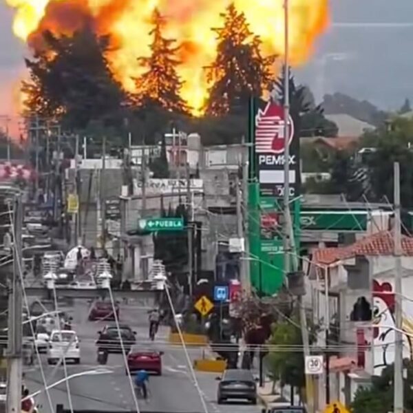 FUERTE EXPLOSION EN TEPEACA, PUEBLA