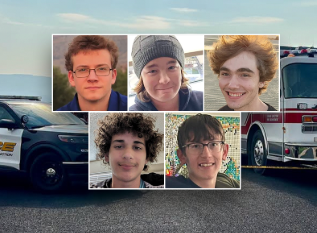 CINCO ADOLESCENTES MUEREN TRAS CAER POR UNA LADERA EN COLORADO