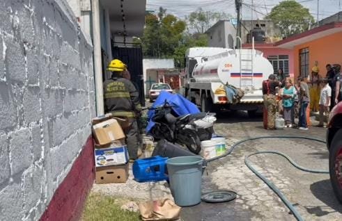 UN LESIONADO COMO RESULTADO DE FLAMAZO EN VIVIENDA DE COATEPEC